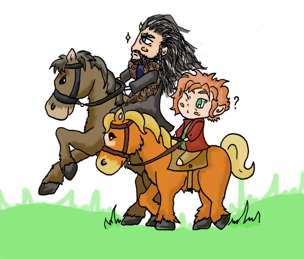 Thorin is trying to impress Bilbo!