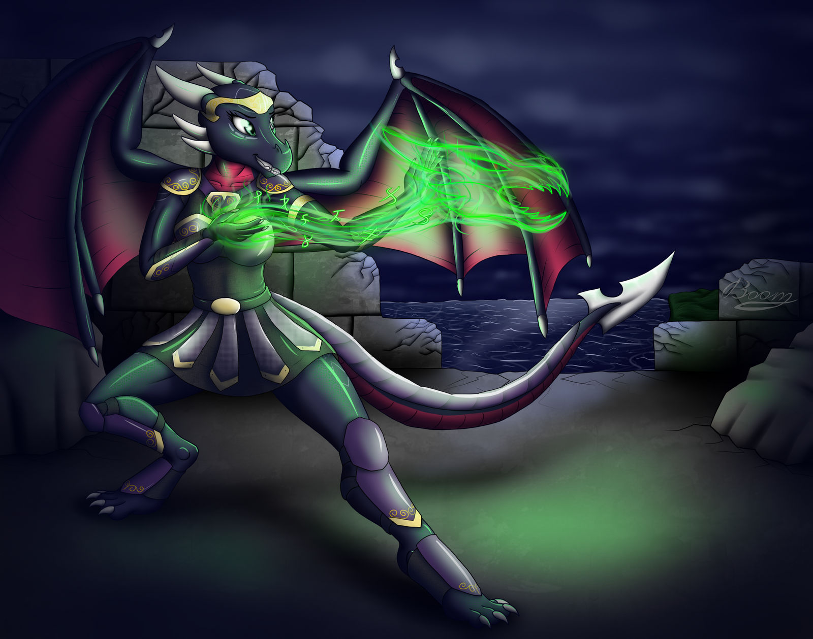 Spell attack by BomzZzik on DeviantArt