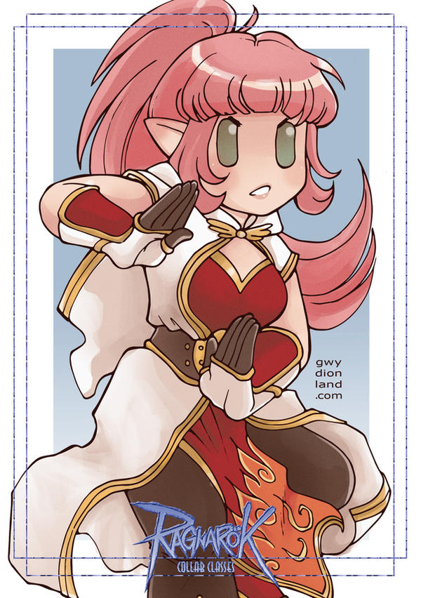 Female Ragnarok Monster Collab Ragnarok Champion Female by Gwydionland on DeviantArt