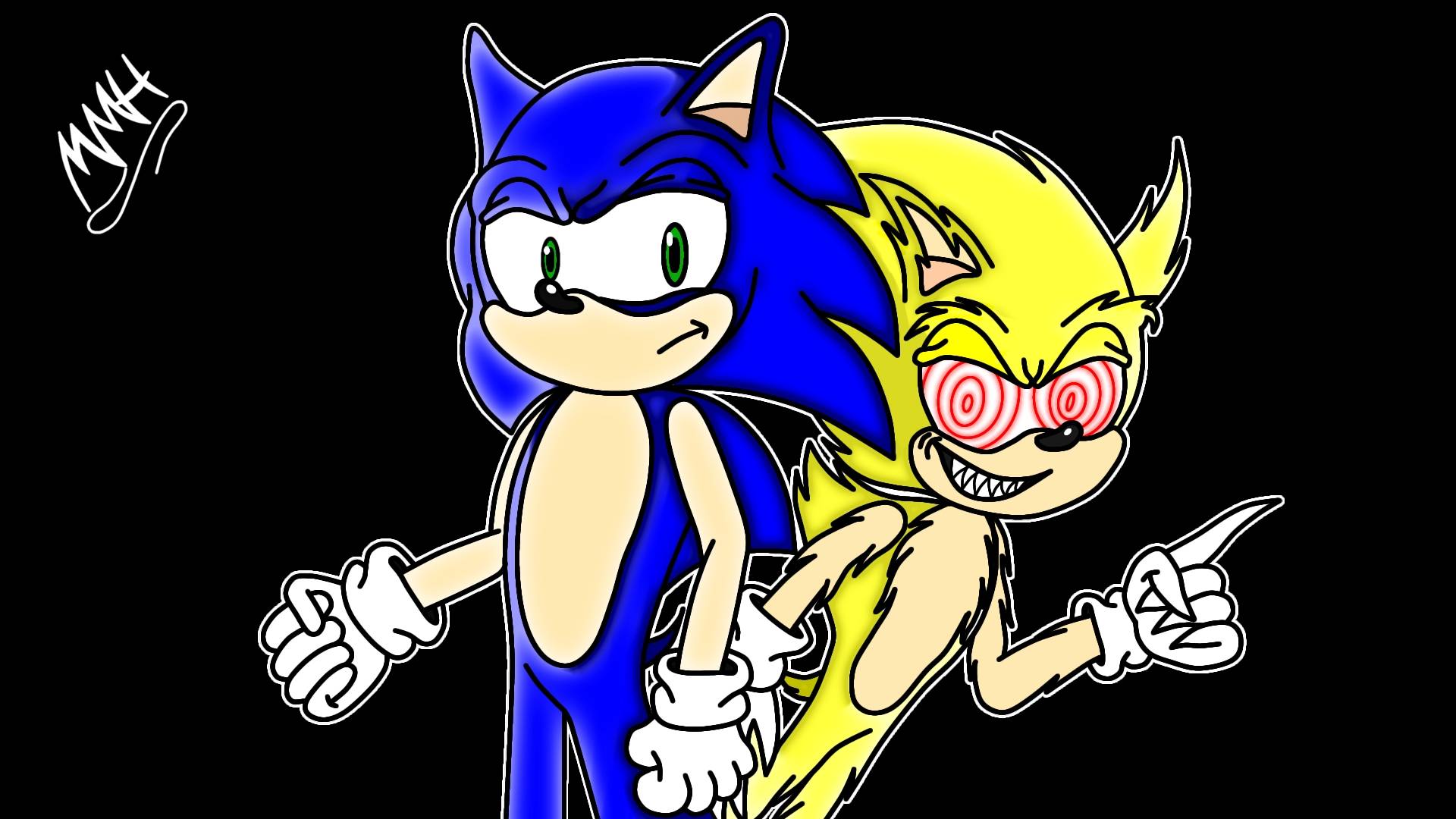 Fleetway Super Sonic vs EXEs. by ImLazyAsHeckLol on DeviantArt