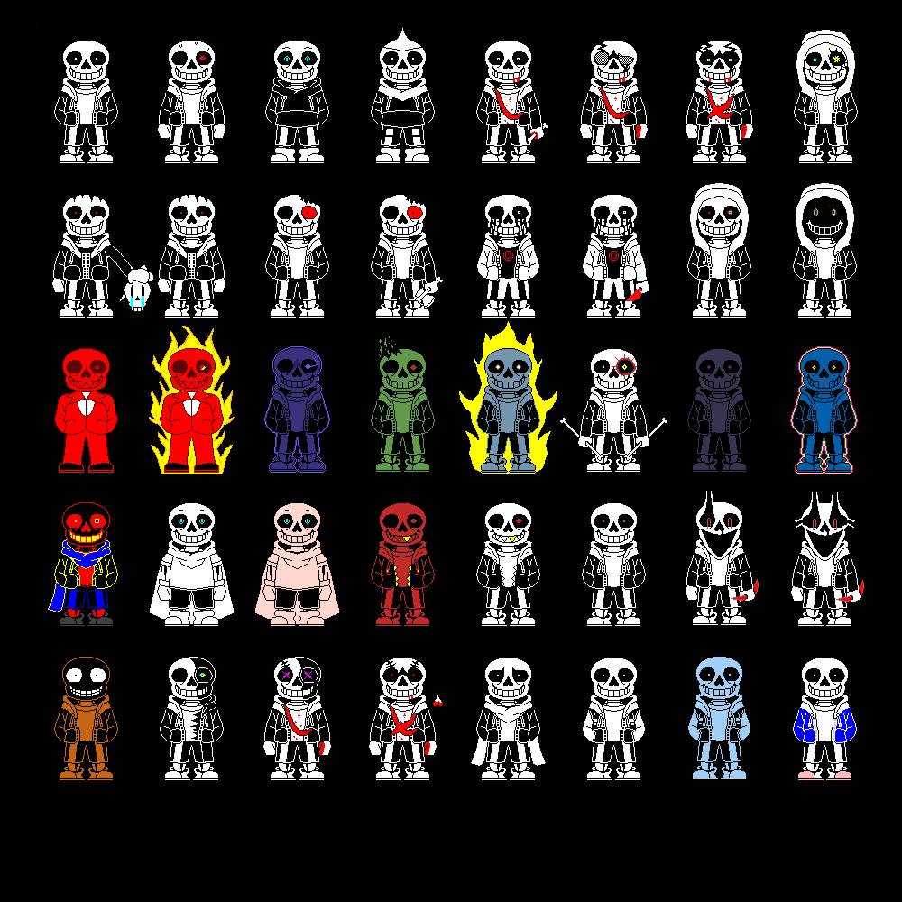 Horrortale Sans sprite by AYGoftenover on DeviantArt