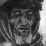 charcoal old man