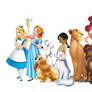Vanellope meets Unofficial Disney Princesses