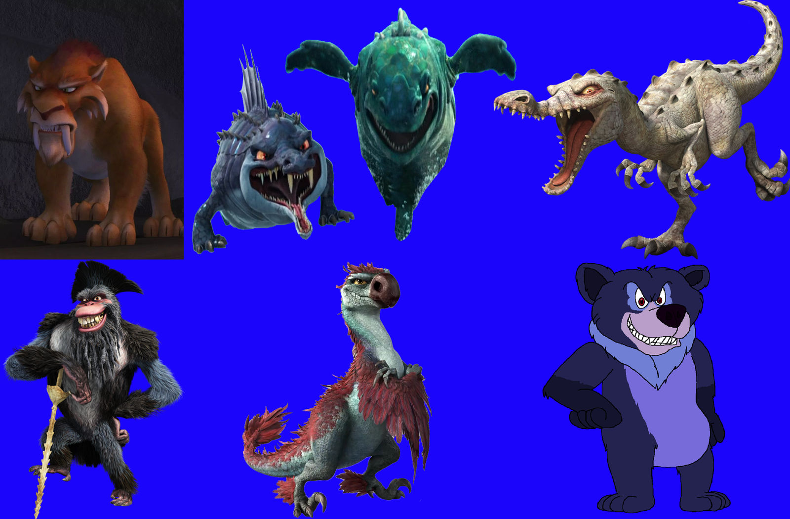 Ice Rage Character Ice Age Villains by aaronhardy523 on DeviantArt