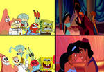 SpongeBob and Friends love Aladdin x Jasmine more 