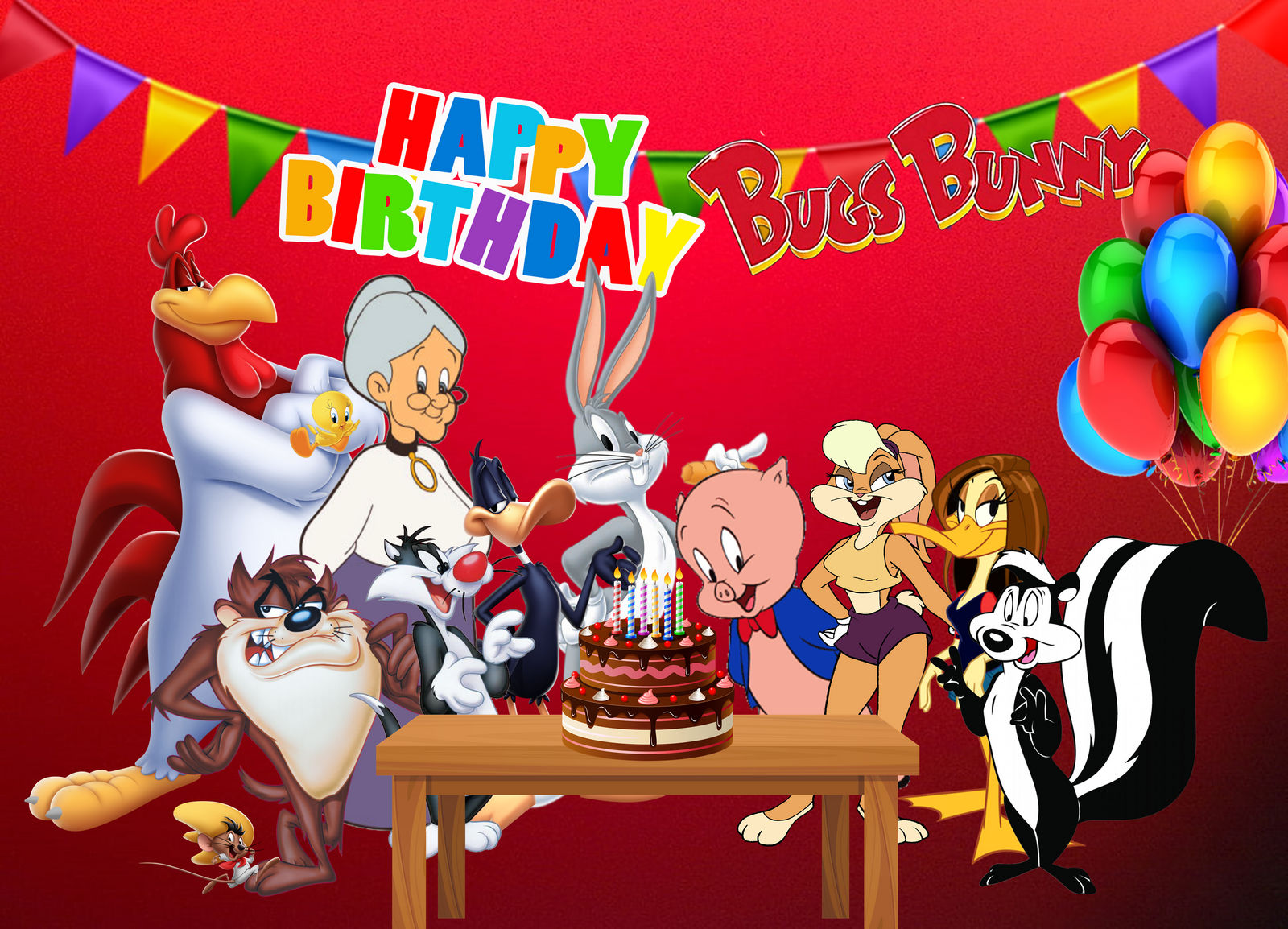 Happy Birthday Bugs Bunny by aaronhardy523 on DeviantArt