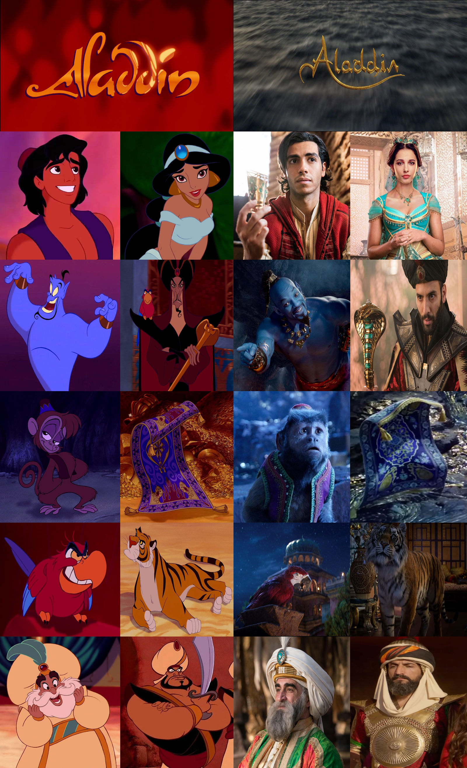Adin Rell Rudd Characters Aladdin and Aladdin (2019) by aaronhardy523 on DeviantArt