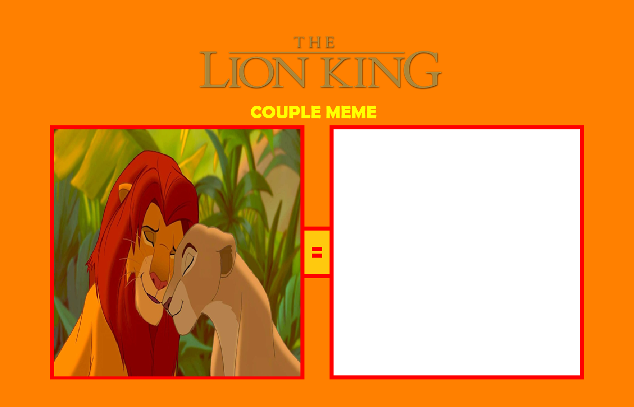 The Lion King Couple Meme Blank By ronhardy523 On Deviantart The Lion King Couple Meme Blank By ronhardy523 On Deviantart