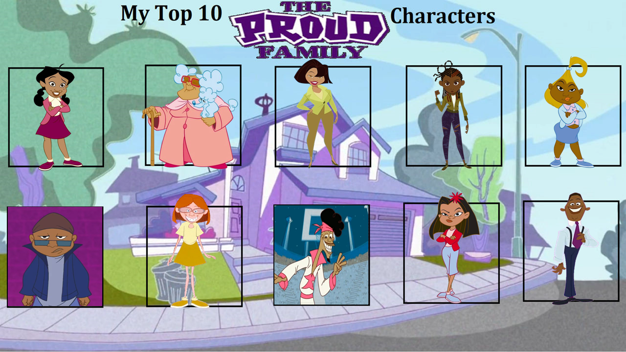 My Top 10 Favorite The Proud Family Characters by aaronhardy523 on