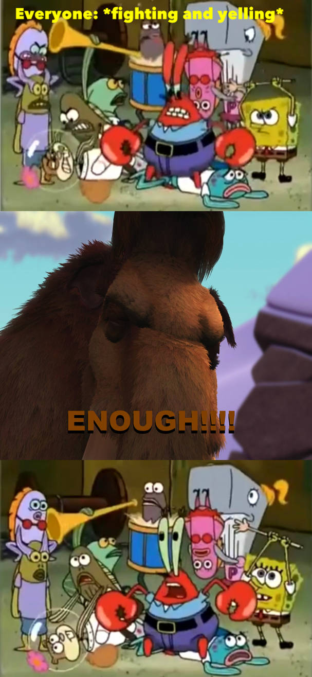 Manny told Everyone to Enough by aaronhardy523 on DeviantArt