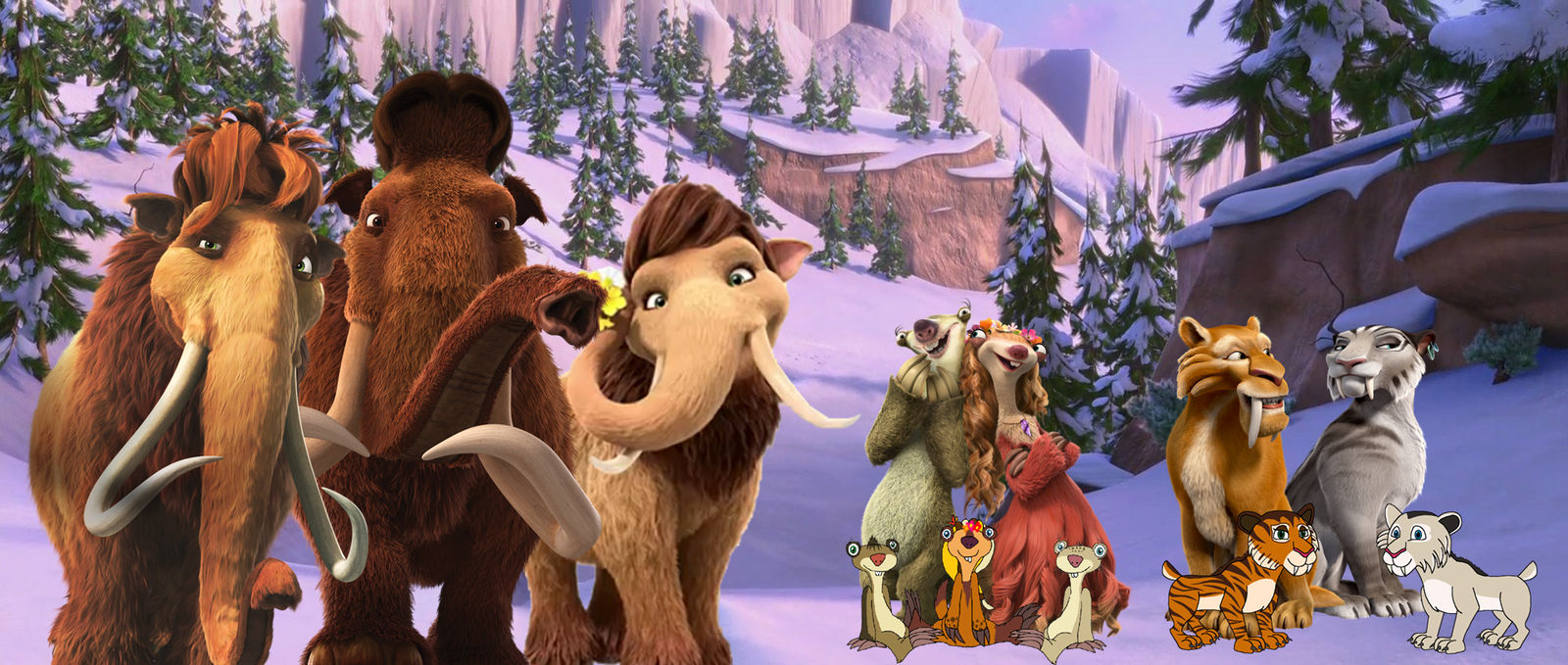 Ice Age Manny Sid And Diego