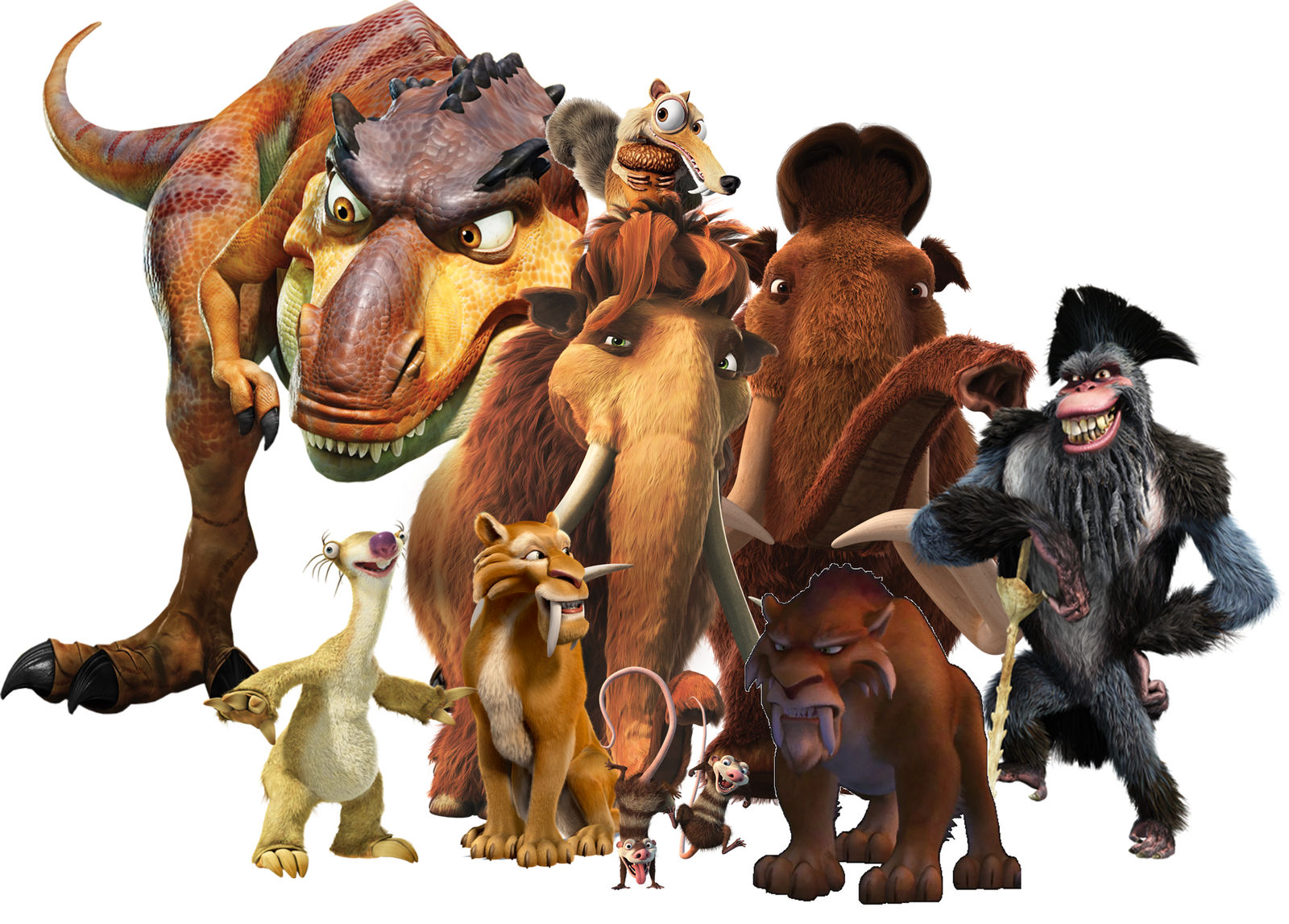 Ice Age Characters by aaronhardy523 on DeviantArt
