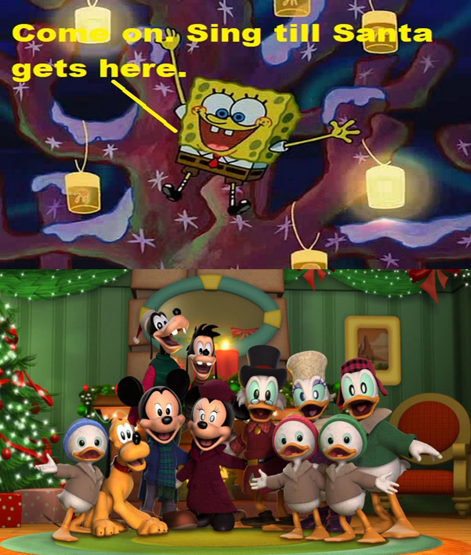 Mickey And Friends Sing With SpongeBob By Aaronhardy523 On DeviantArt mickey-and-friends-sing-with-spongebob-by-aaronhardy523-on-deviantart