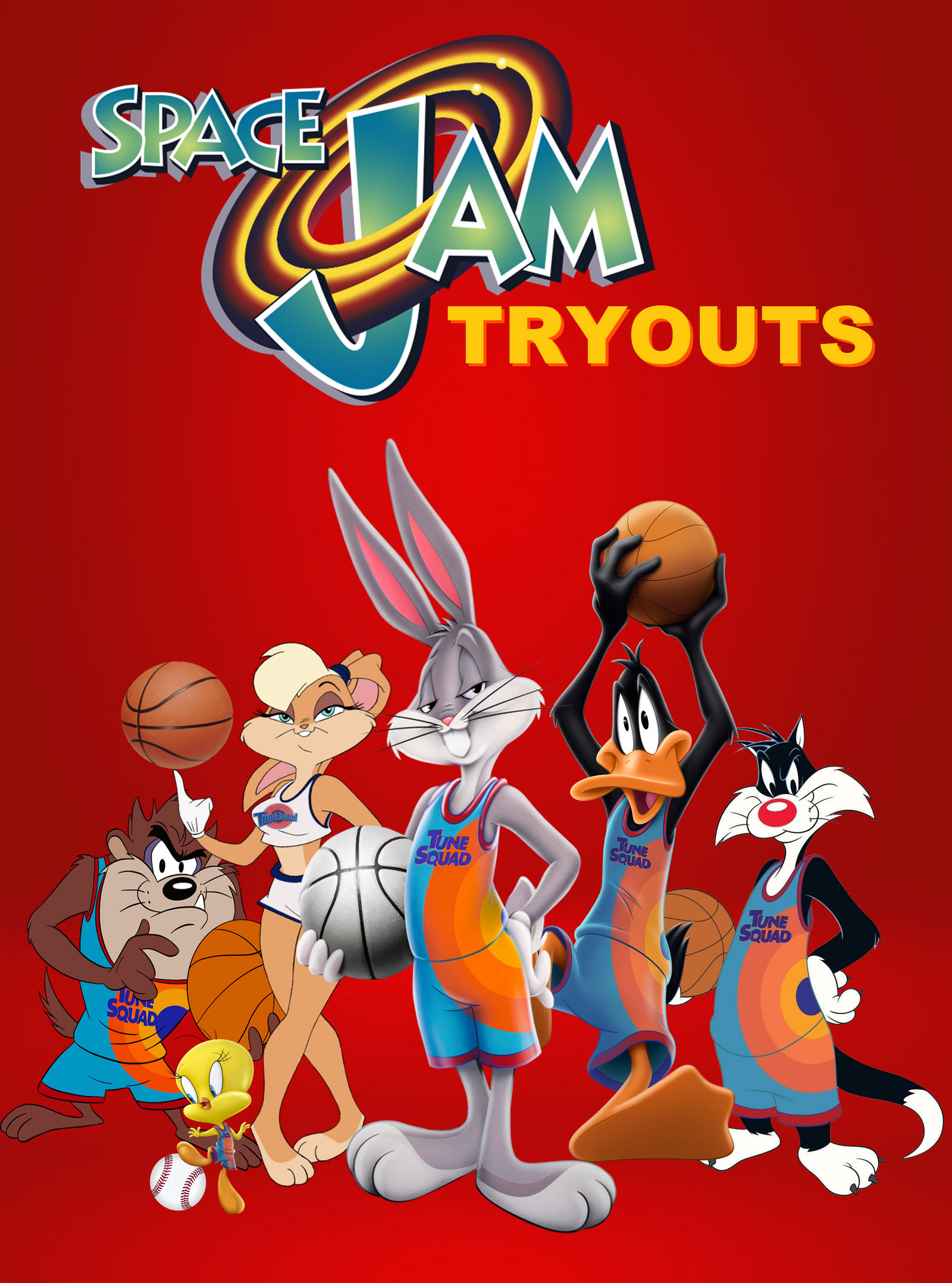 Task Space Jam Space Jam Tryouts poster by aaronhardy523 on DeviantArt