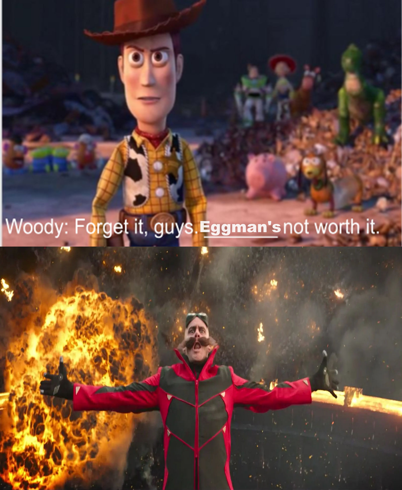 Woody Says Eggman S Not Worth It By Aaronhardy523 On Deviantart Woody Says Eggman S Not Worth It By Aaronhardy523 On Deviantart