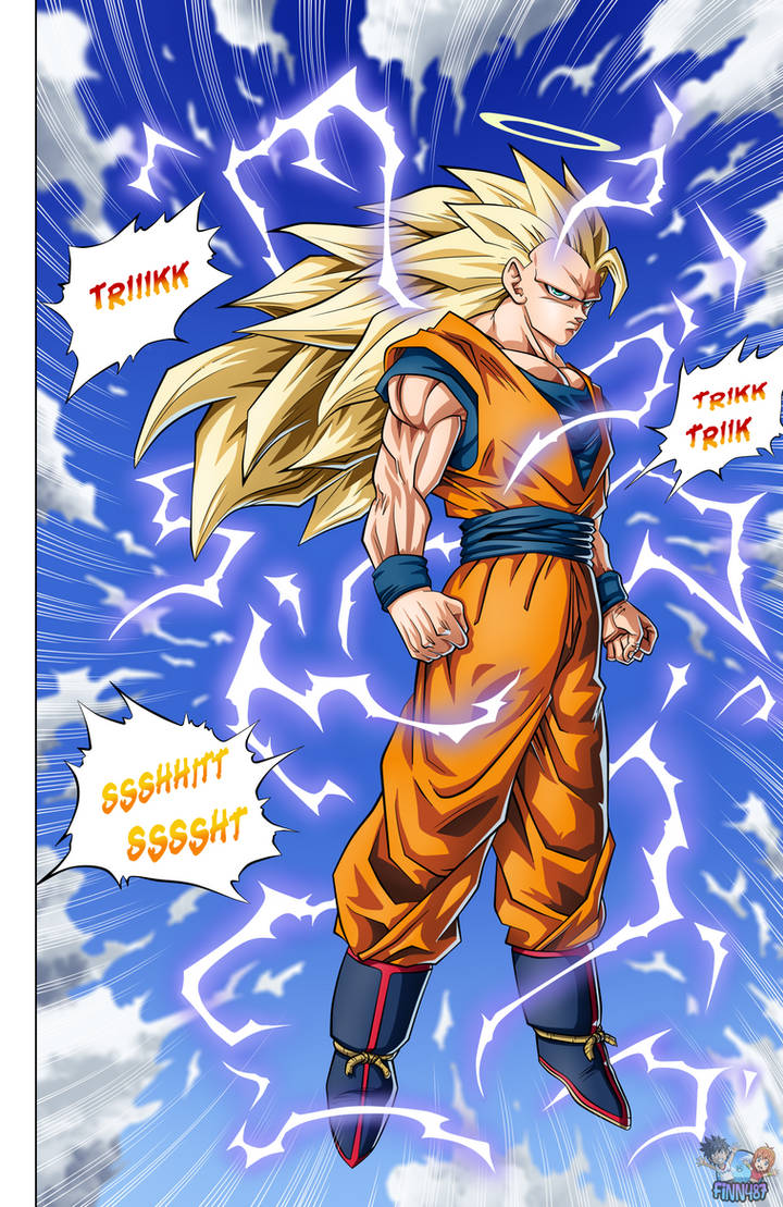 Goku SSJ3 Recreacion a Color by Finn487 on DeviantArt