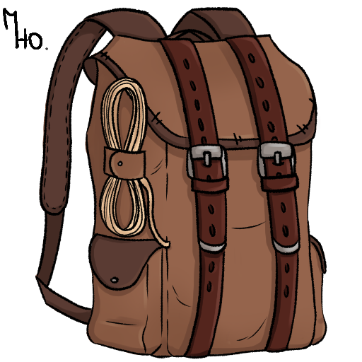 Rpg Backpack Icon Rpg Backpack Icon ArtStation Bag Icon