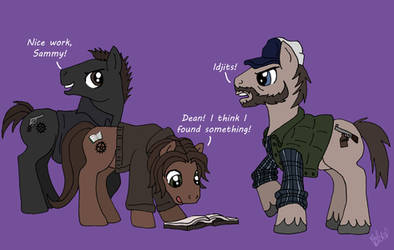 MLP Winchesters and Bobby