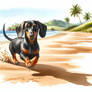 www.fineaiart.art - - Dachshund Dashing    -  (11)