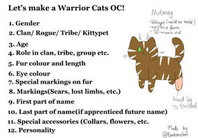 Let's make a Warrior Cats Oc- 300 watcher special