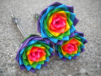 3 Duct Tape Flowers