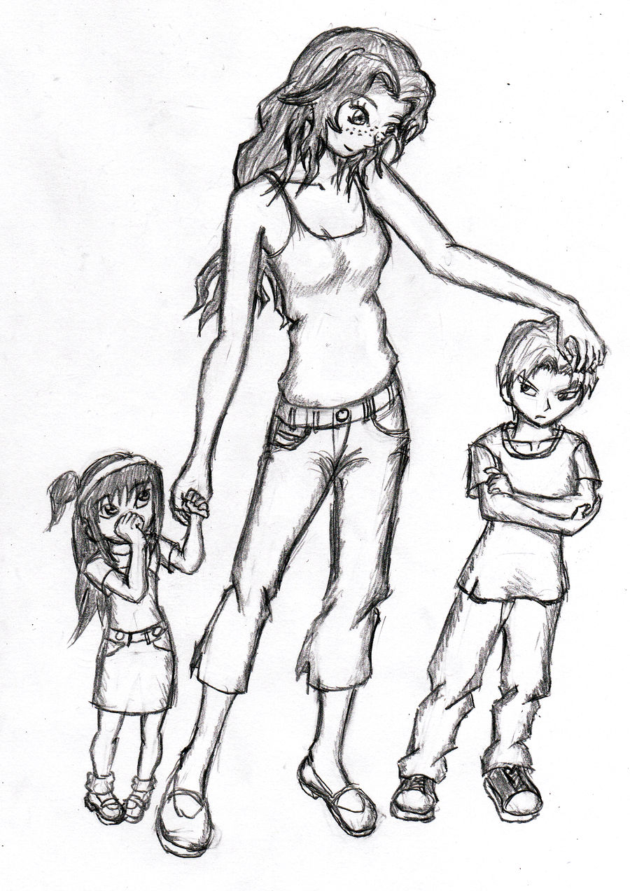 Sally, Kram and Lili - Sketch