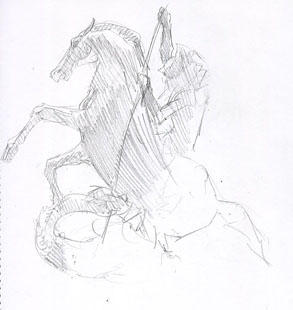 St.George sketch by sachabryning on DeviantArt