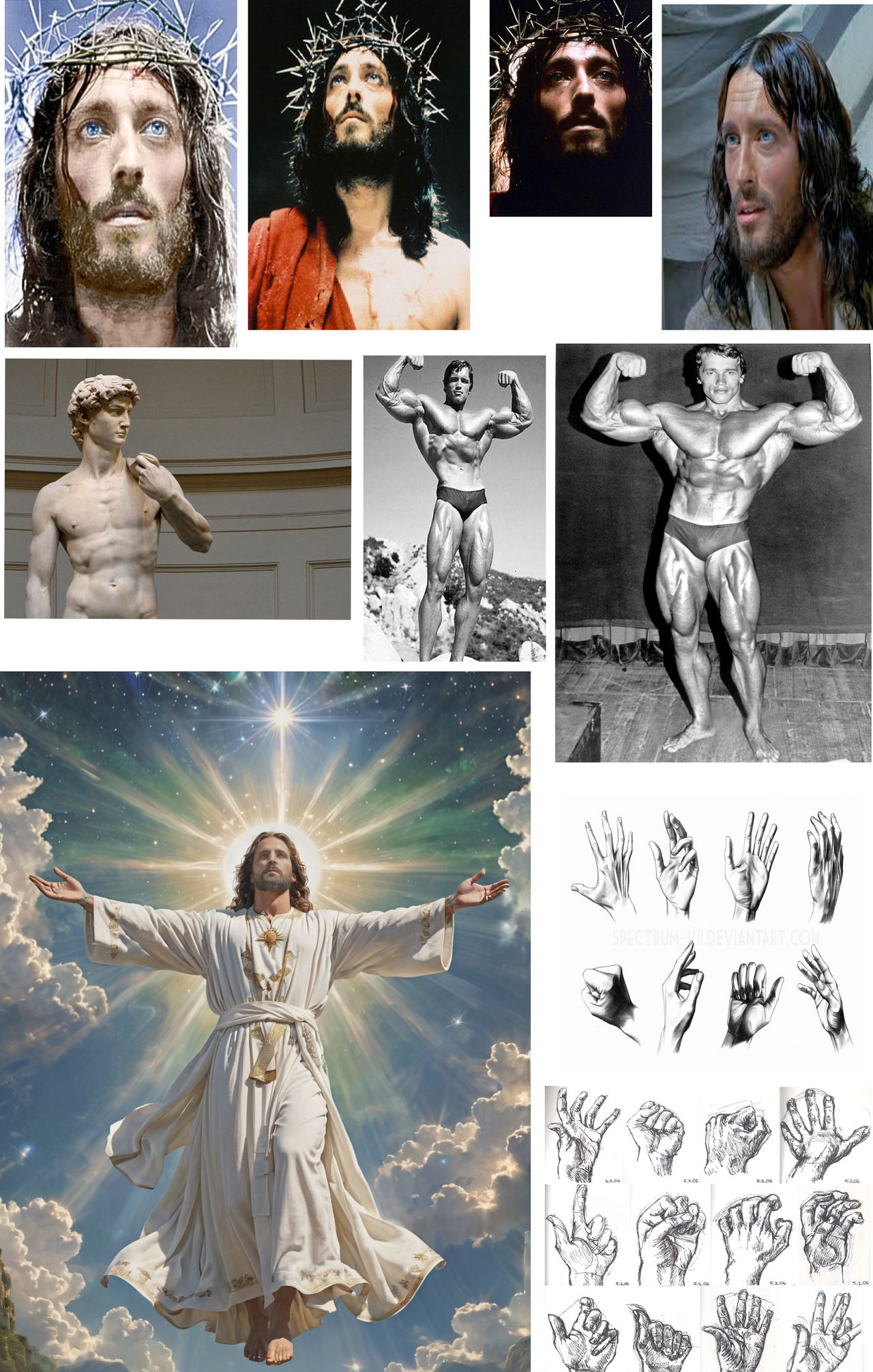 Christ Reference Jesus Christ and The Ascension by JamesB000 on DeviantArt