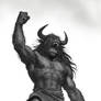 The Rise of The Minotaur Illustration