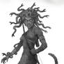 Medusa illustration - Greek mythology.