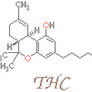 THC Molecule Cross Stitch Pattern