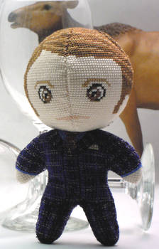 Hannibal Lecter 3D Cross Stitch Doll