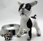 Tache the French Bulldog 3D Cross Stitch by rhaben