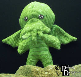 Cutethulhu 3D Cross Stitch Doll