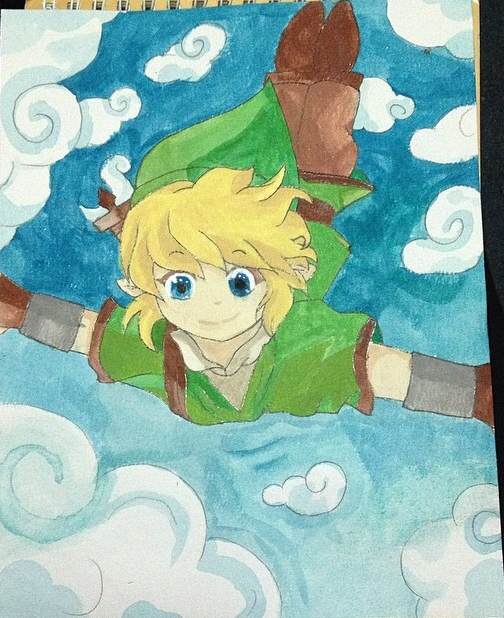 Flying Link Painting