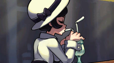 Filia with hat