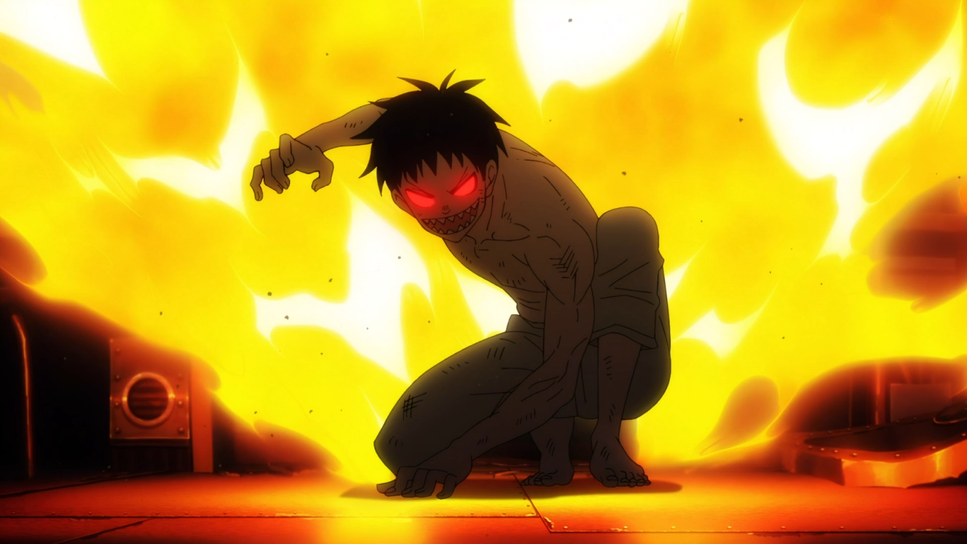Shinra Kusakabe Devil by Limitus on DeviantArt