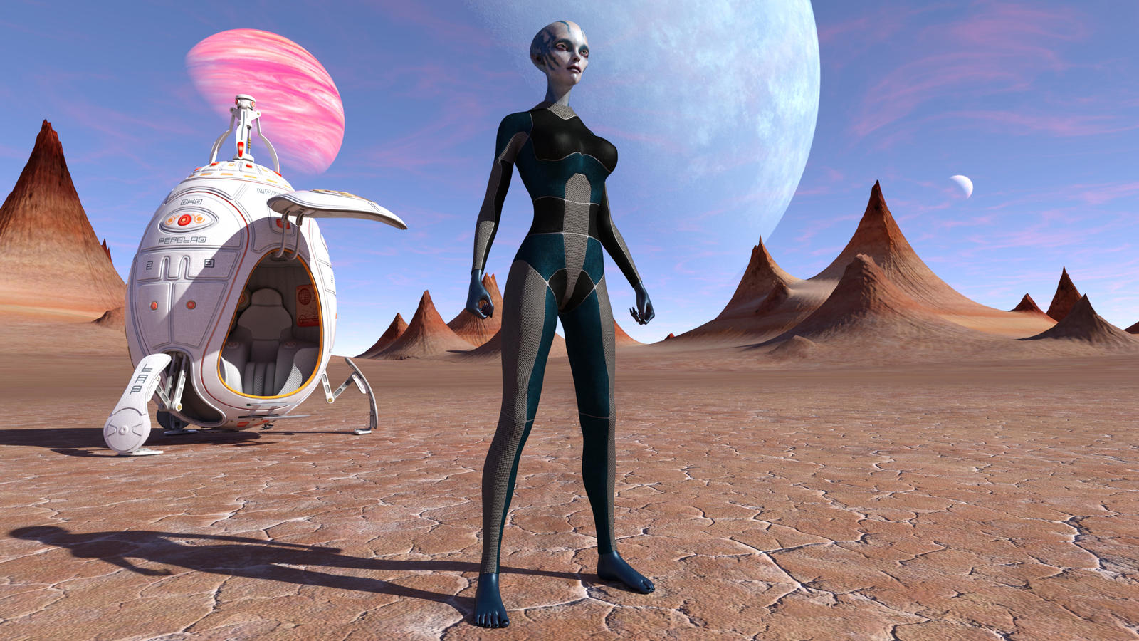 Planet Fall Spaceman Planetfall 01-01B by Snapshotz3D on DeviantArt