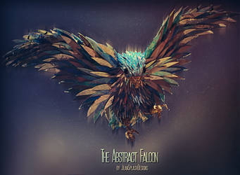 The Abstract Falcon | JeanSplashDesigns