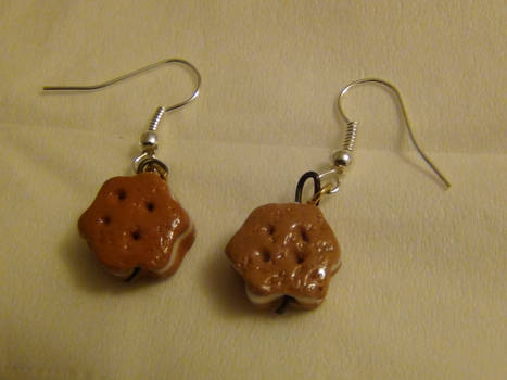 Cookie earrings :3