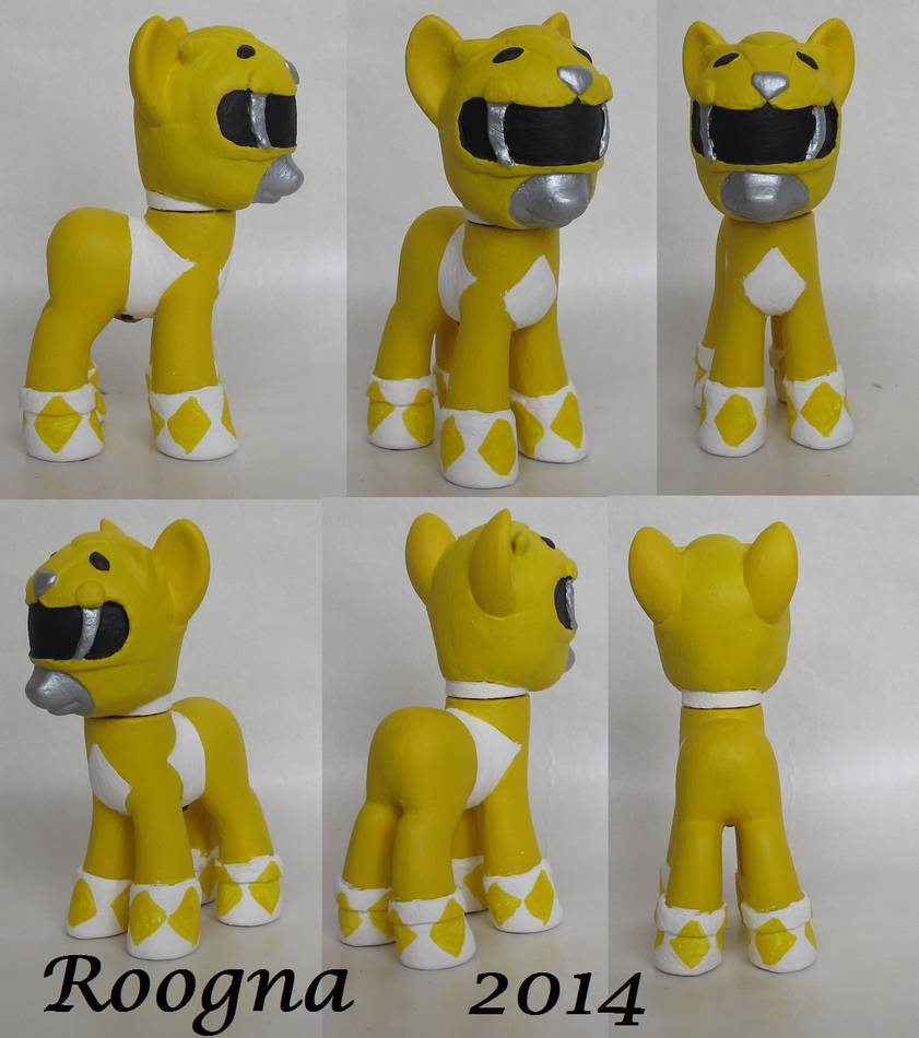 Yellow Mighty Morphin Power Ranger Pony by Roogna on DeviantArt