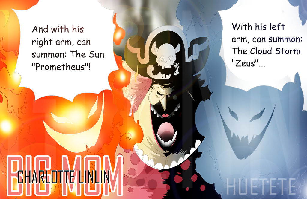 One Piece 843 Big Mom With Zeus And Prometheus By Huetete On Deviantart One Piece 843 Big Mom With Zeus And Prometheus By Huetete On Deviantart