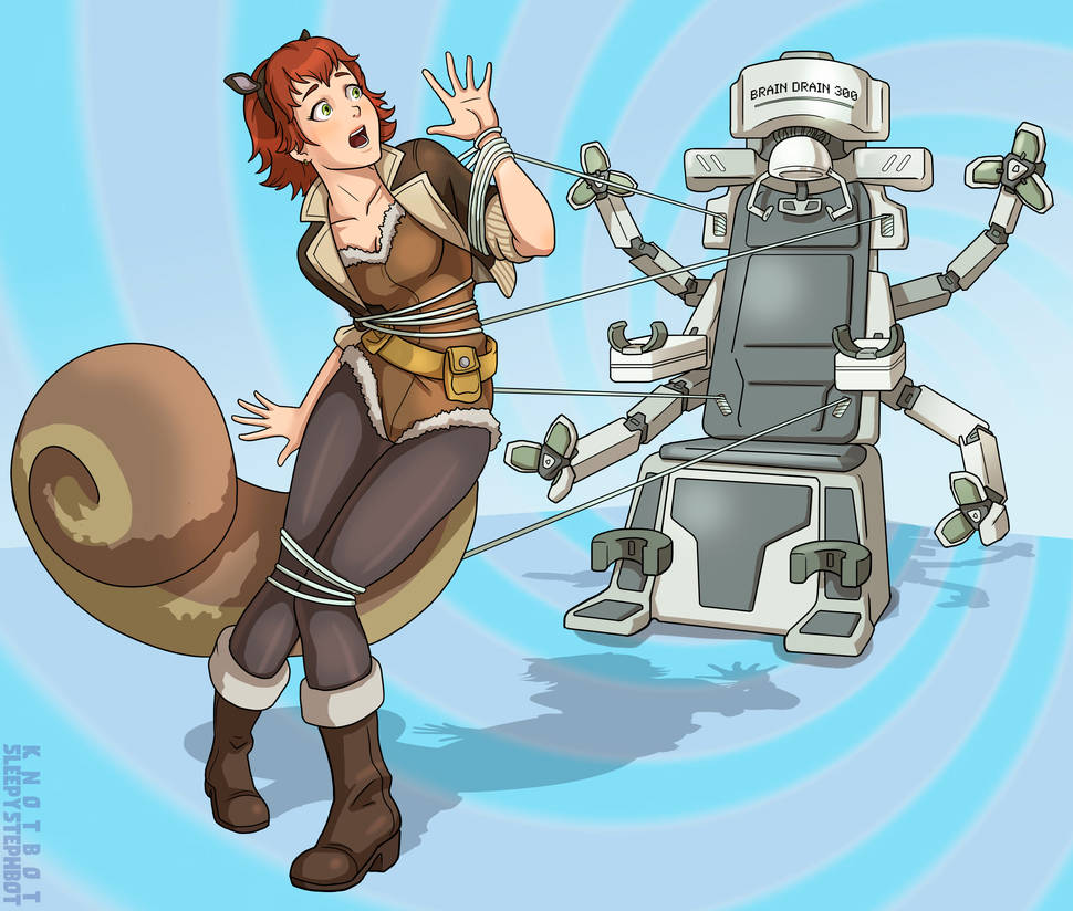 Squirrel Girl and the Hypno Chair by Ajonesindy on DeviantAr Squirrel Girl and the Hypno Chair by Ajonesindy on DeviantArt