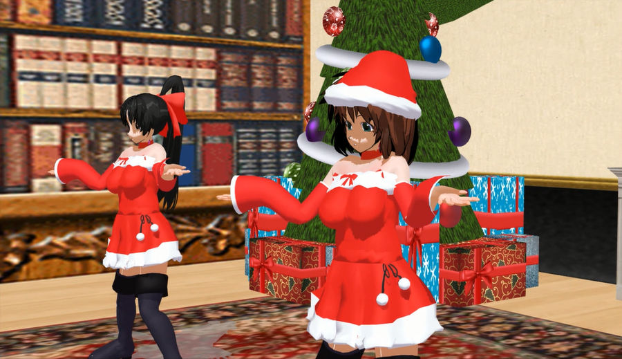 MMD - Bad Apple Xmas