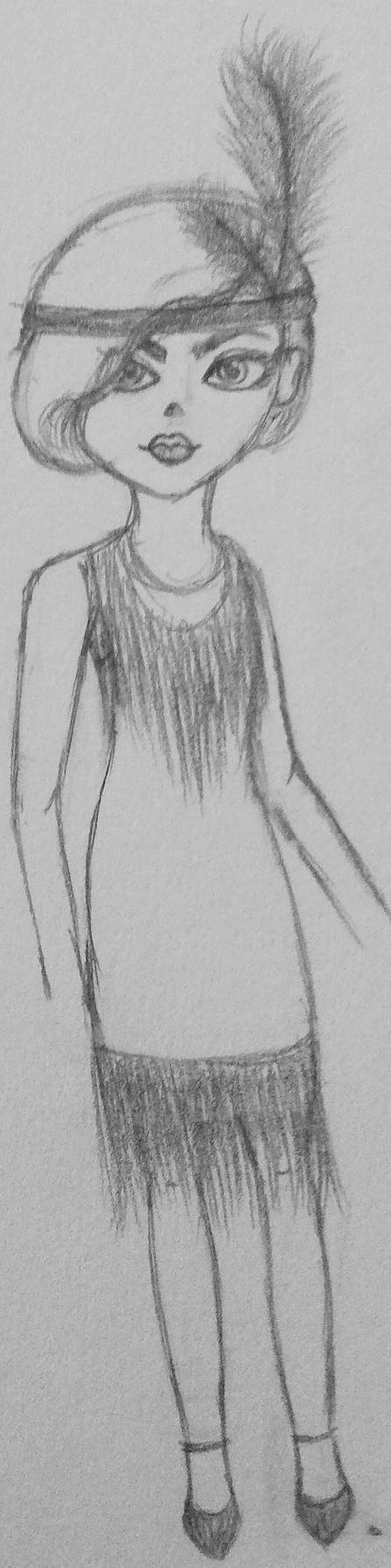 Deviantart Flapper Lady Flapper lady by achen1358 on DeviantArt