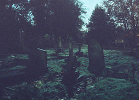 Graves at night