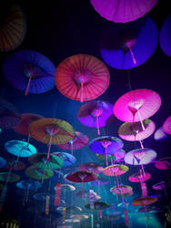 Umbrellas In The Sky