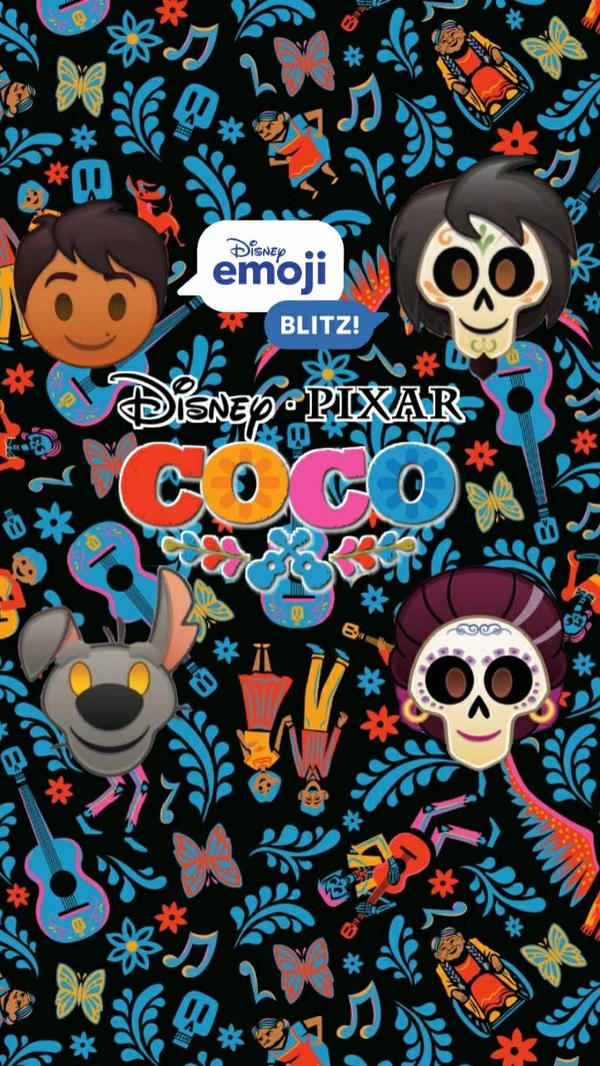 Disney Pixar Coco Emoji Wallpaper by Edgestudent21 on DeviantArt