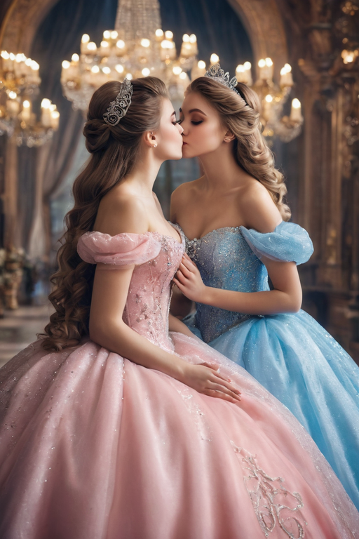 Kiss Deviantart Two Princesses Kissing 6 by MyVirtualPlayground on DeviantArt