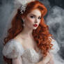 Redhead Girl in a Wedding Dress 4